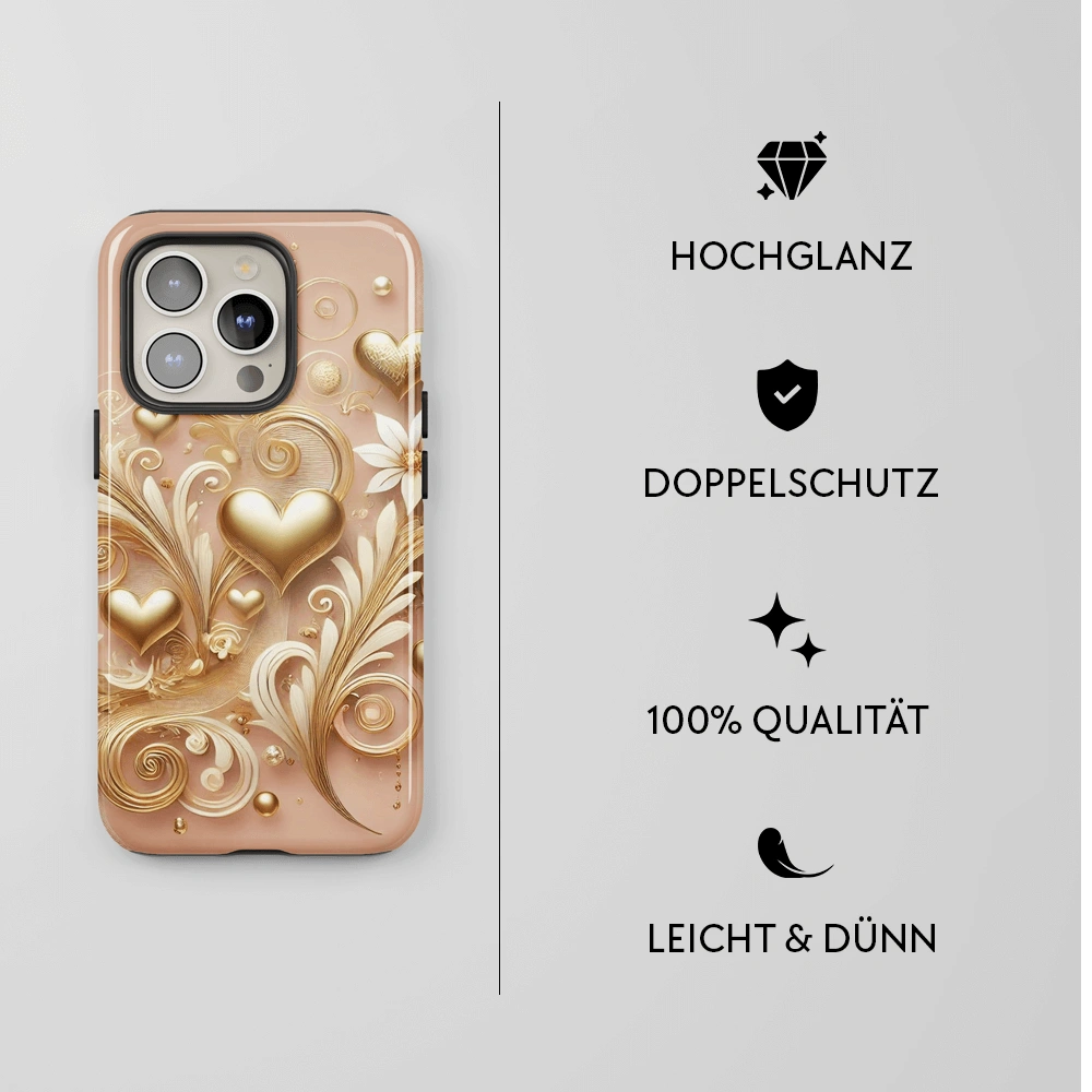 "Golden Romance" - iPhone Handyhülle