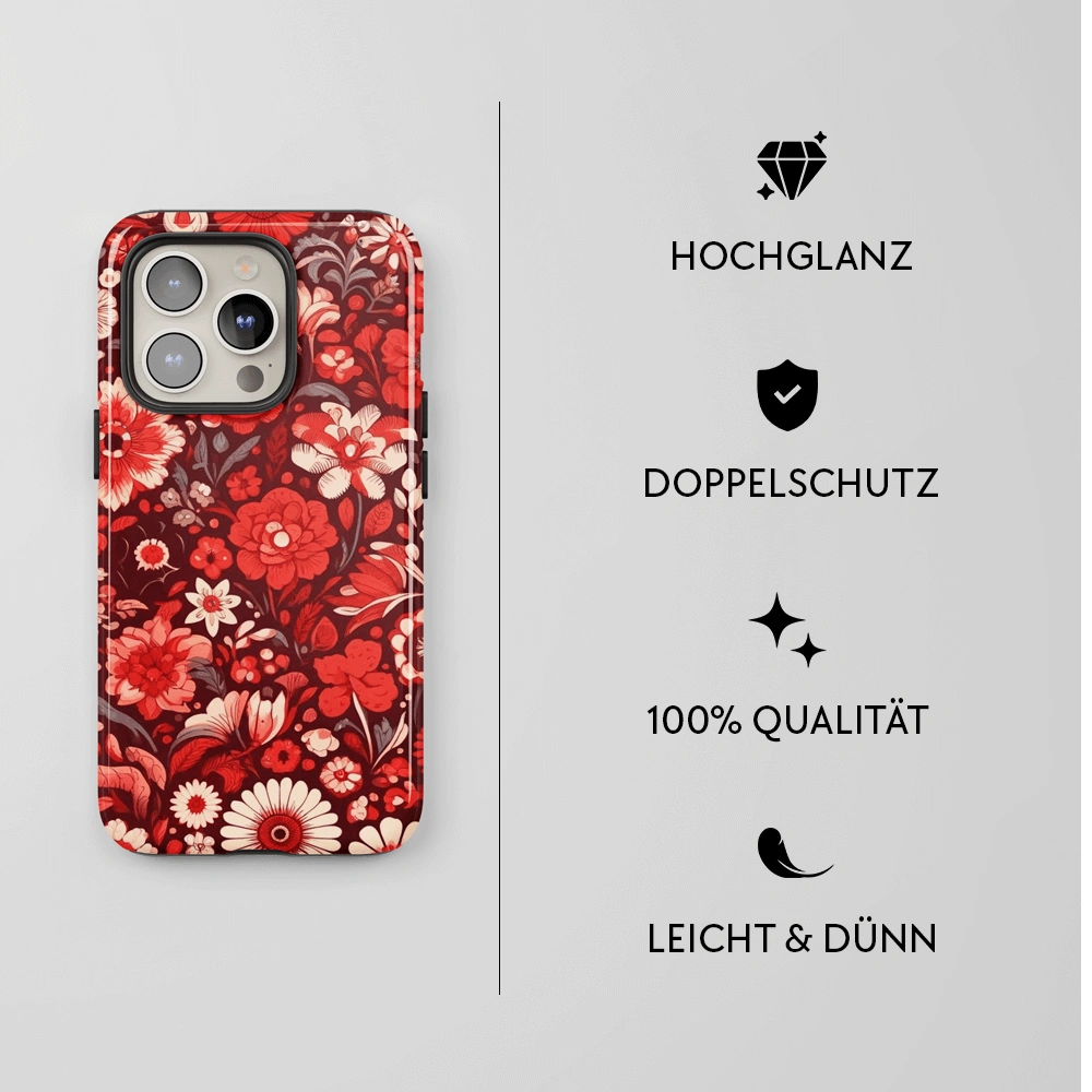 "Harmony Red" - iPhone Handyhülle