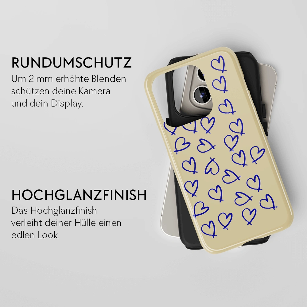 "Heart Doodle" - iPhone Handyhülle