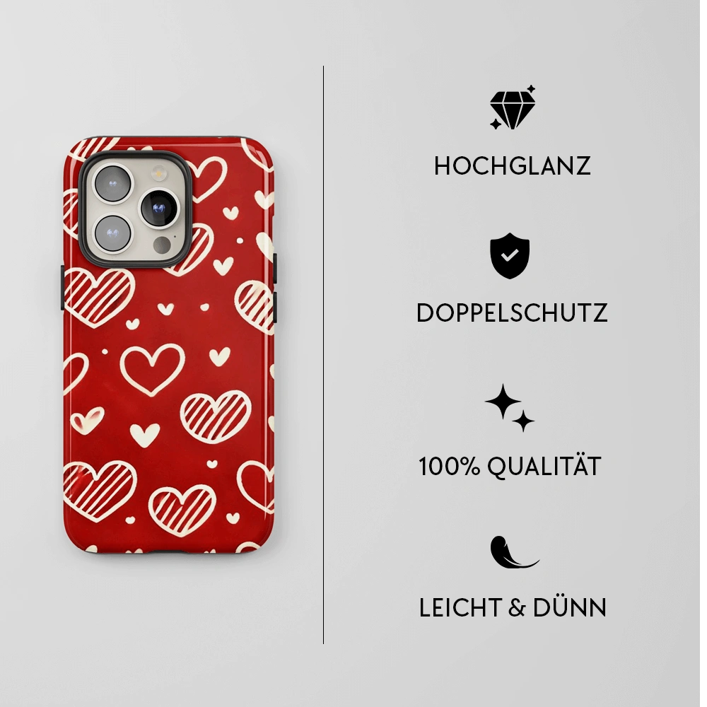 "Heart Parade" - iPhone Handyhülle