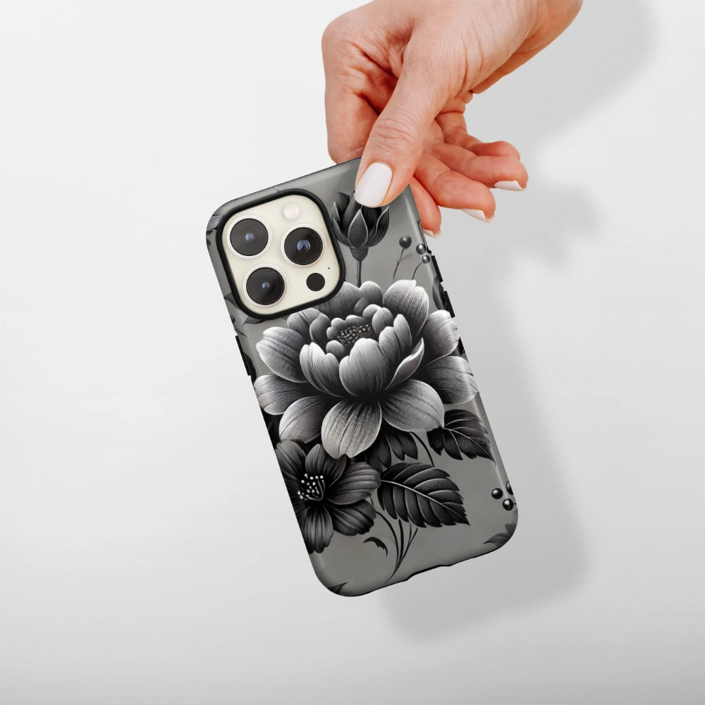 "Noir Blossom" - iPhone Handyhülle