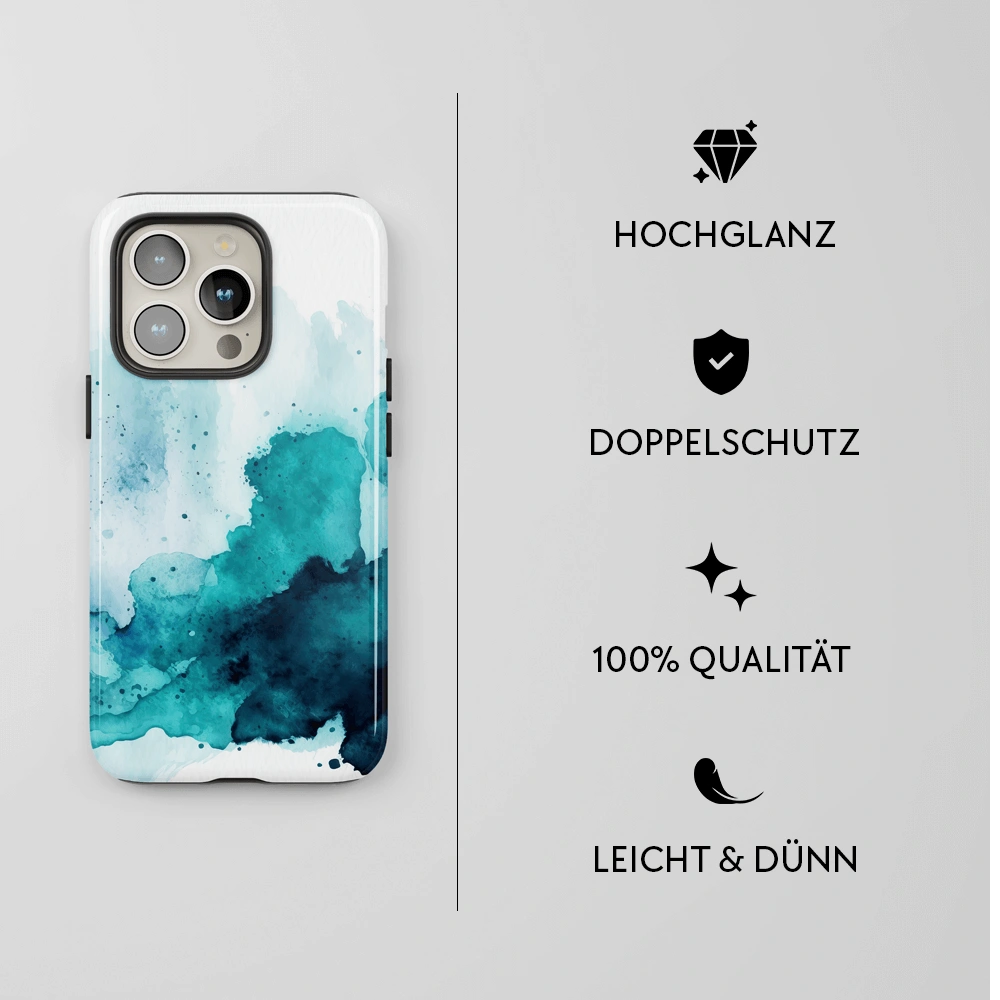"Ocean Blue" - iPhone Handyhülle