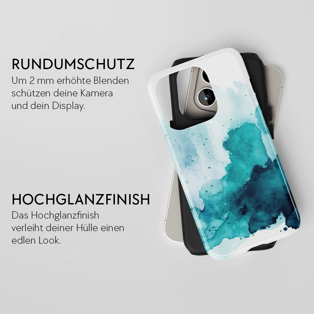 "Ocean Blue" - iPhone Handyhülle