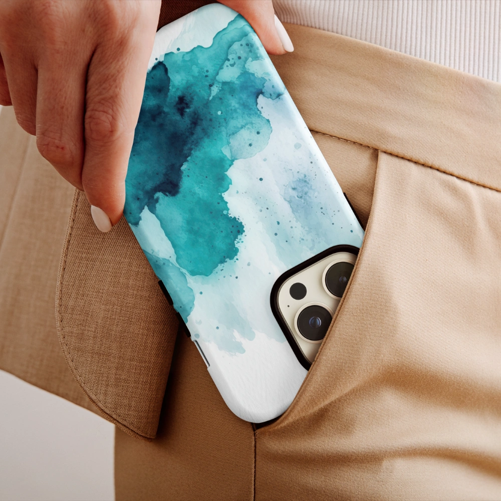 "Ocean Blue" - iPhone Handyhülle