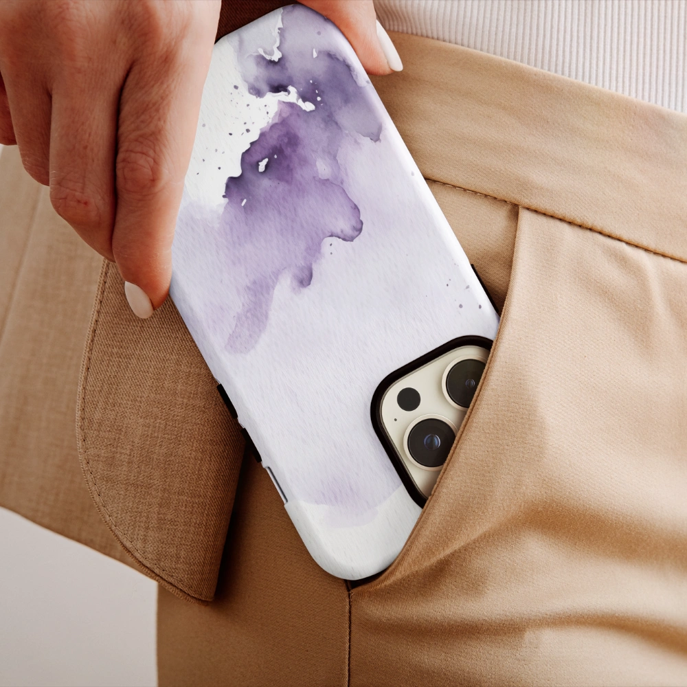 "Ocean Purple" - iPhone Handyhülle