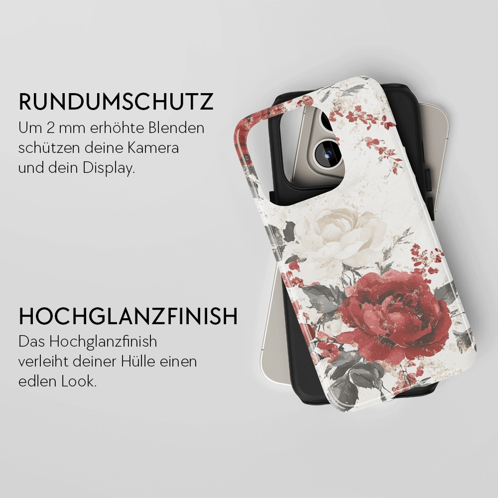 "Rose Marble" - iPhone Handyhülle