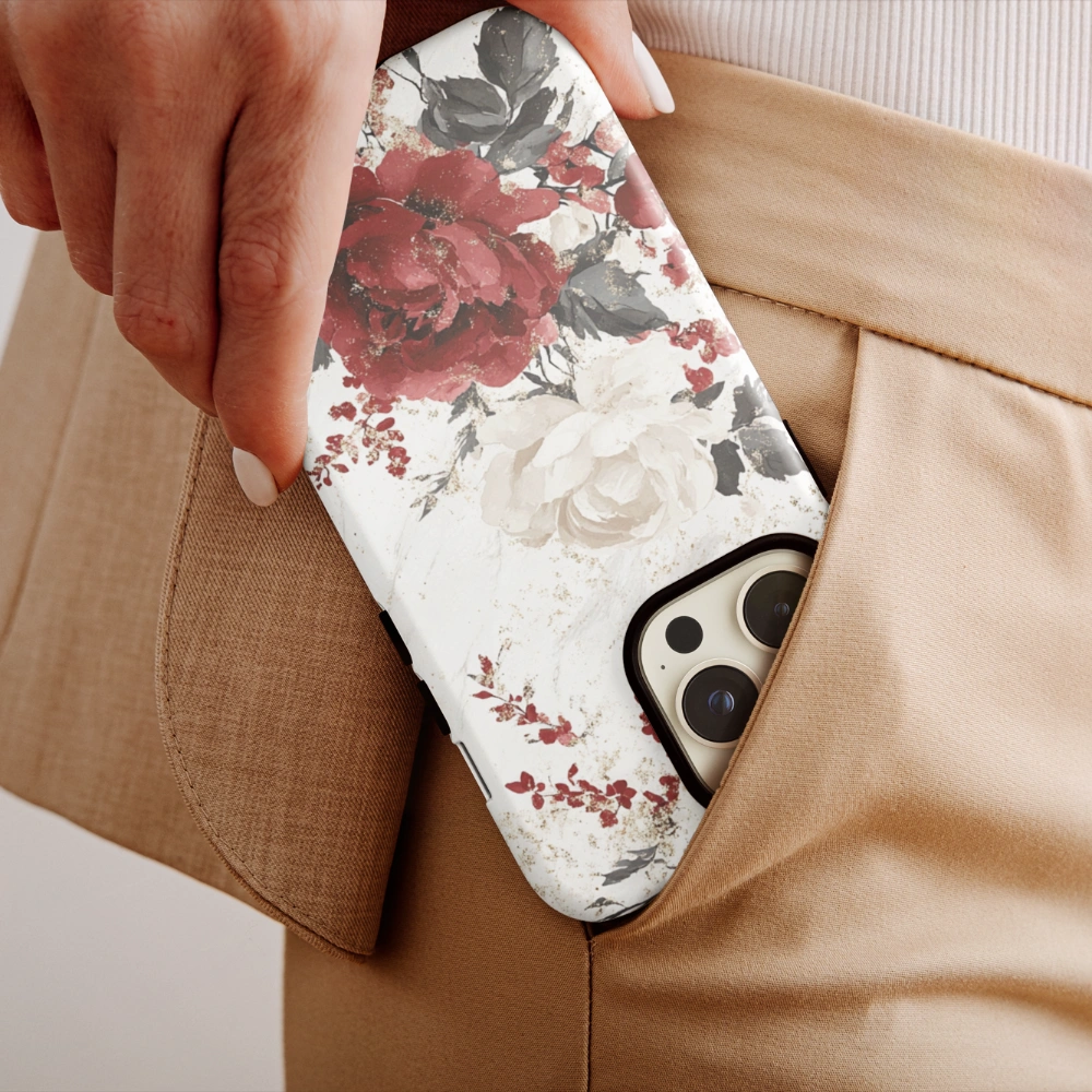 "Rose Marble" - iPhone Handyhülle