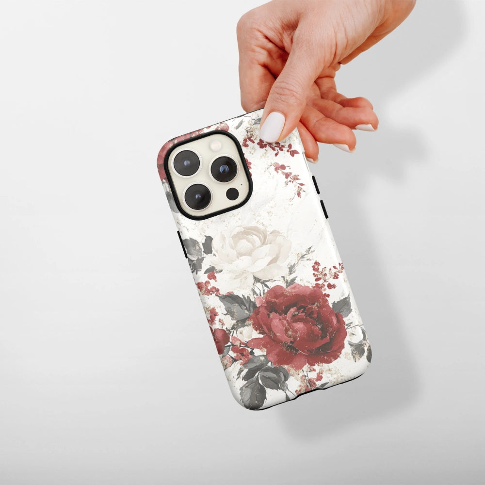 "Rose Marble" - iPhone Handyhülle