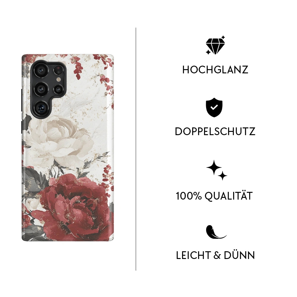 "Rose Marble" - Samsung Handyhülle